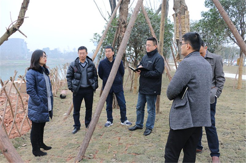 副县长周海燕 调研金堂县第一人民医院建设后期工程完成情况1.jpg