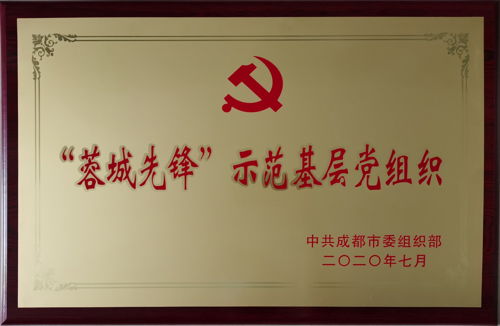 【市级】“蓉城先锋”示范基层党组织