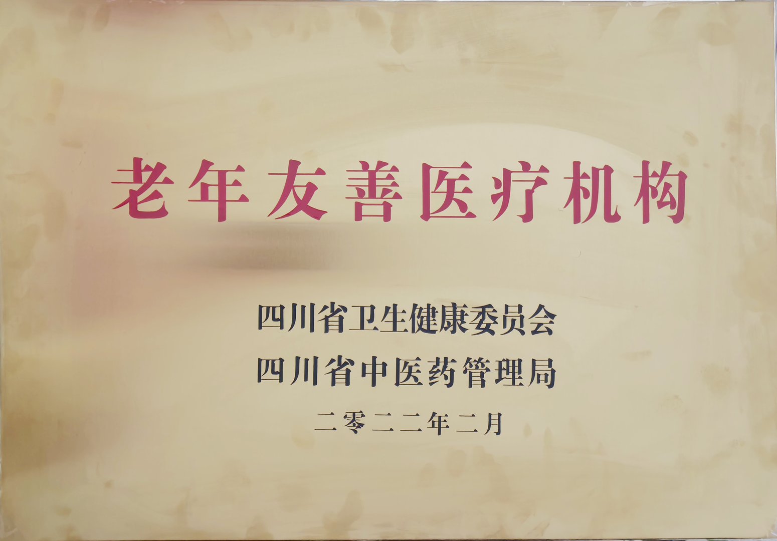【省级】 老年友善医疗机构 